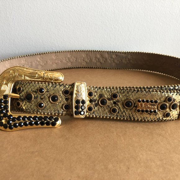 B.B.Simon Men's Belt w/Original Purple Box and Stylish Black Bag -Special Offer - Picture 13 of 14